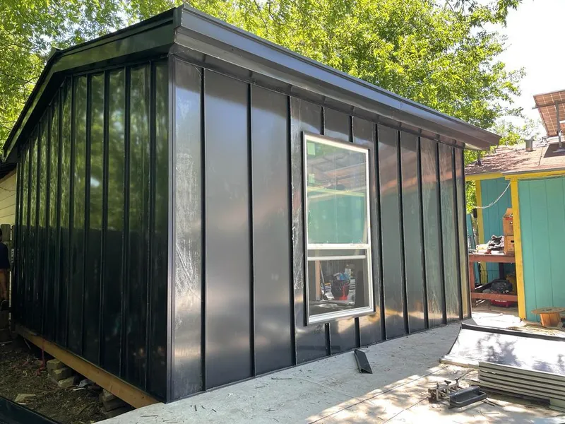 Black standing seam metal wall panels for Roof Inspection in Cortez